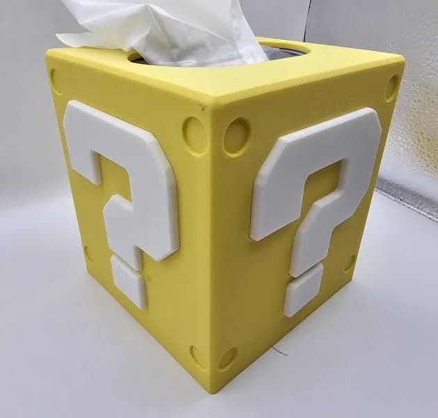 Super Mario Coin Block Tissue Box Cover