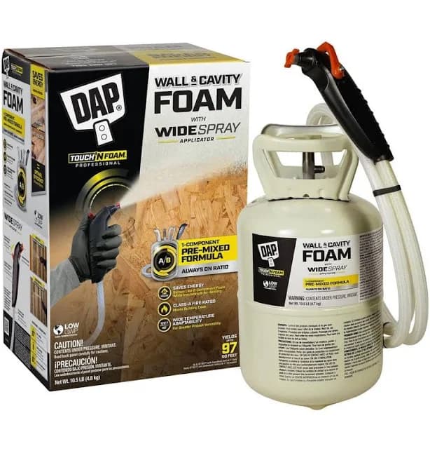Dap Touch 'N Foam Wall and Cavity Low-GWP 10.5 lb. Spray Foam