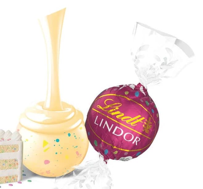 Lindt Birthday Cake Lindor Truffles