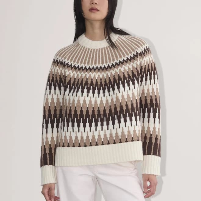 Everlane Fair Isle Wool Sweater