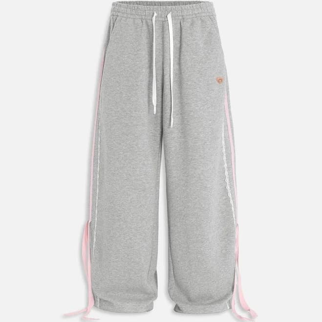 Aelfric Eden Lace Stripe Patchwork Sweatpants