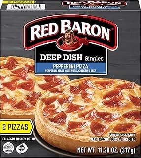 Red Baron Deep Dish Singles Pepperoni Pizza, 11.2 oz (frozen)