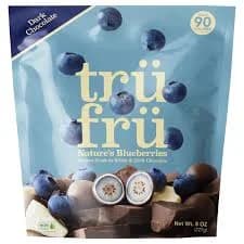 Tru Fru Blueberries Fresh Frozen in White & Dark Chocolate