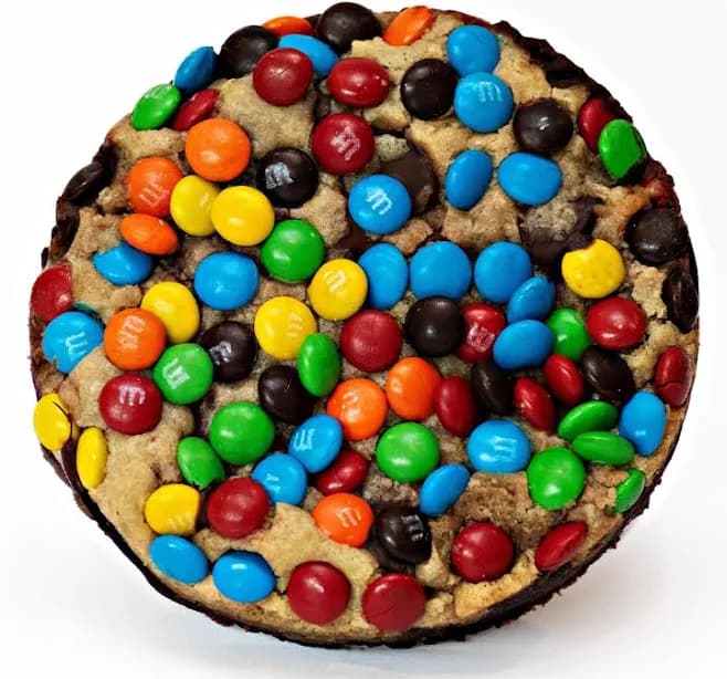 Chips Deluxe Cookies Rainbow with M&M's Chocolate Candies, 14.6 Oz. (Pack of 1)