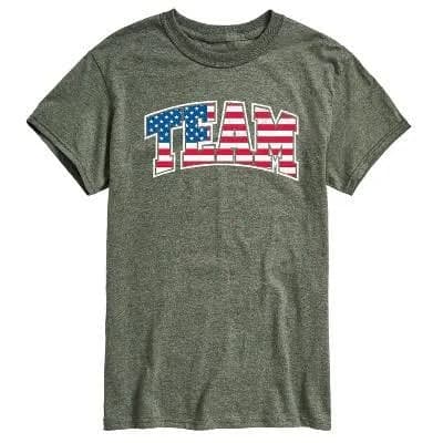 American Flag Team Graphic T-Shirt