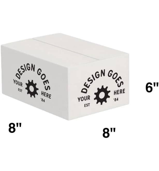 Special Order White Custom Shipping Boxes 100 Pack