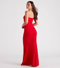 Daphne Formal Crepe Mermaid Dress | Windsor