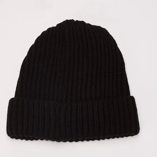 Kim and Bae Men's Rib Cuff Beanie