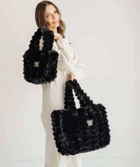 Annie Bag Plush Ripple Handbag