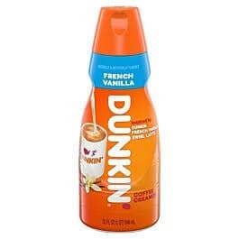 Dunkin Donuts Vanilla Coffee Creamer; 32 Fluid Ounces; 6 Per Case