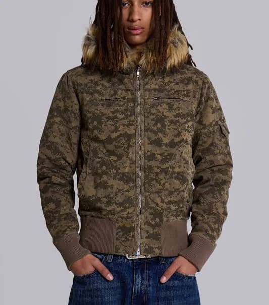 Jaded London Digi Camo Marshal Jacket