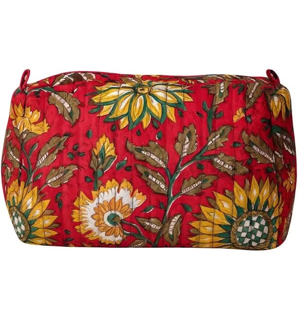 Floral Makeup Bag