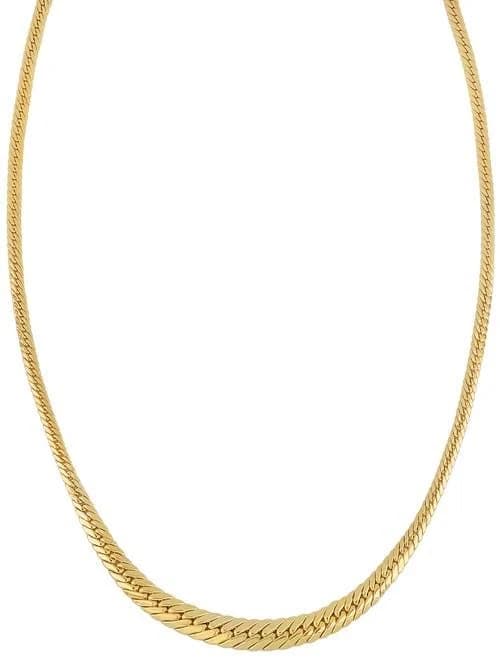 Bony Levy 14K Gold Chunky Herringbone Chain Necklace