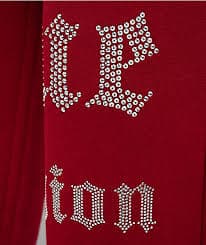 True Religion Crystal Red Wide Leg Sweatpants | Zumiez