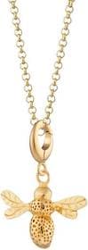 Gold Bee Charm Necklace