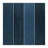 sunwings Stacked Blue 9.05 in. x 9.05 in. Peel and Stick Backsplash Stone Composite Decorative Wall Tile (1-Pack) SUBH-BLU-1 - The Home Depot