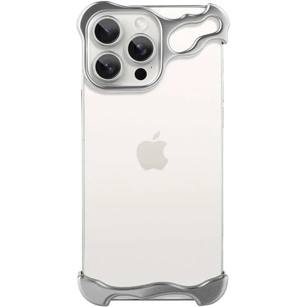 Minimal Metal Case for Apple iPhone, Slim, Lightweight, and Bumper Design