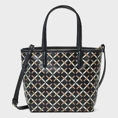 A New Day Mini Coated Canvas Tote Bag