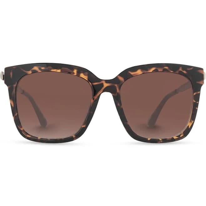 Square Gradient - Dark Tortoise Frame - Tortoise Lens - Hailey By DIFF Eyewear