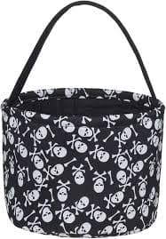 Amazon.com - Halloween Trick or Treat Bucket - Candy Basket Tote Bag for Kids (Human skeletont)