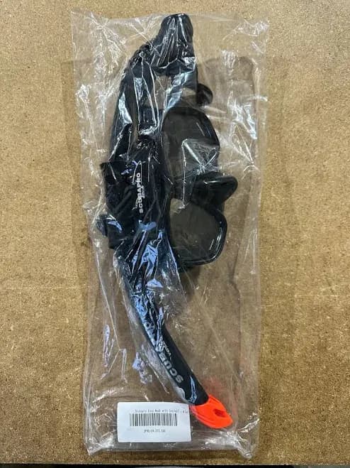 Used Scubapro Ecco Mask with Snorkel Black / Very Good