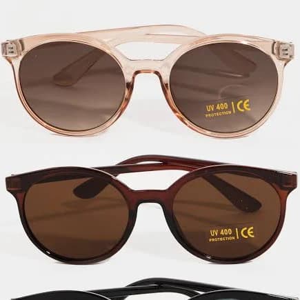 Lindy Retro Round Sunglasses with UV 400 Protection
