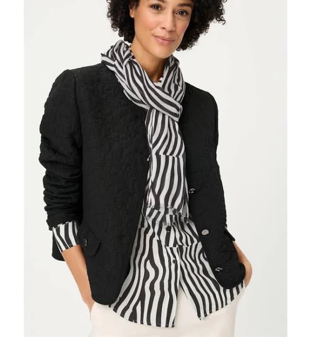 Modern Zebra Scarf