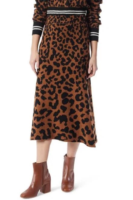 Dee Ocleppo Women's Mid Length Jacquard Skirt