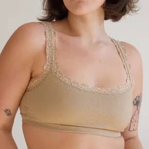 Mocha Rib Crop Tank