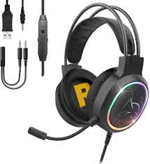 EMPIRE GAMING Icarus S17 RGB Gaming Headset - for PS5, PS4, Xbox One/Series, PC, Mac, Smartphones, Tablets - Remote Control - High Definition Stereo Sound - Flexible Microphone - Black : Amazon.com.be: Electronics