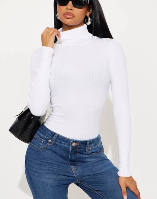 Fashion Nova Women's Tara Turtle Neck Sweater