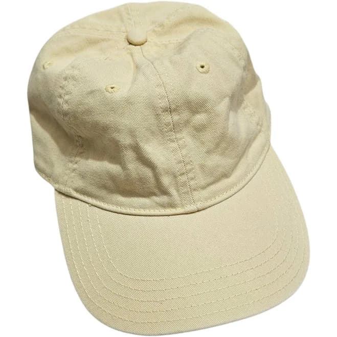 Madewell Accessories | Madewell Mwl Womens Butter Yellow Baseball Cap Hat Adjustable Leather Strap Back | Color: Tan | Size: Os | Hustln4retirmnt's