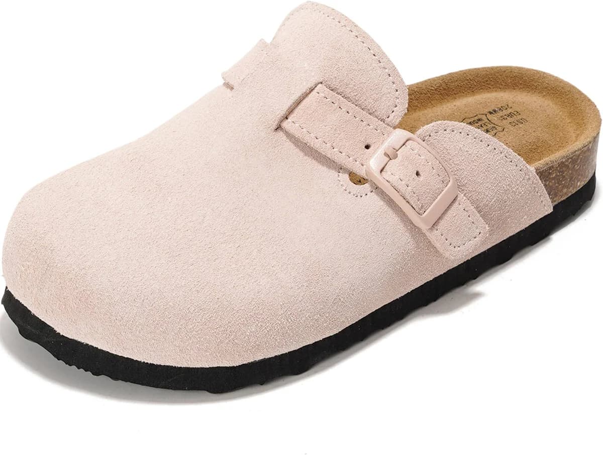 Project Cloud Kids Genuine Leather Clogs Memory Foam Lightweight
