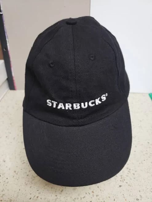 Starbucks Hat Employee Worker Uniform Cap Adjustable Costume Fun
