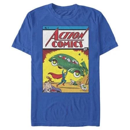 FIFTH SUN Men's Superman No.1 Action Comics T-Shirt