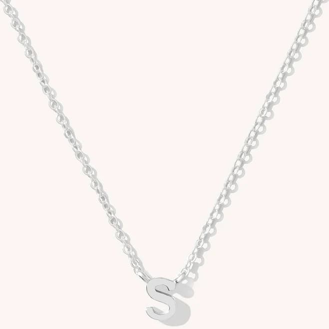 Tiny Initial Necklace