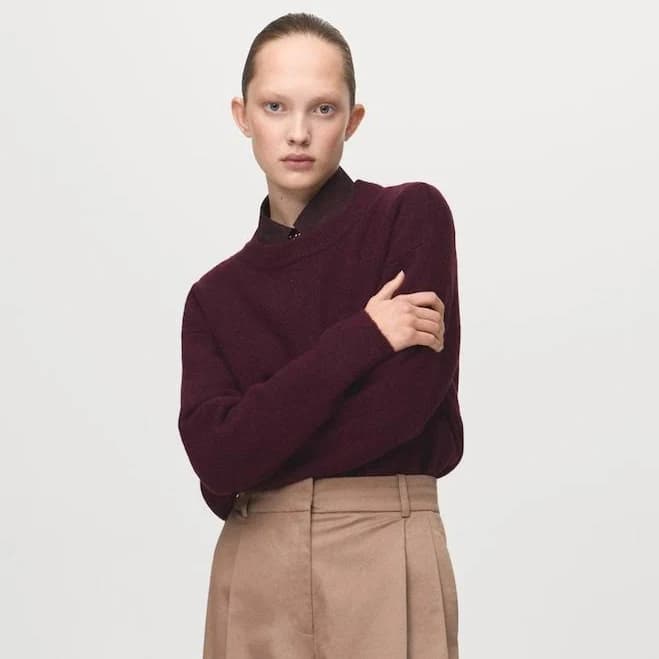 MANGO Women's Mariano Medium-Knit Sweater