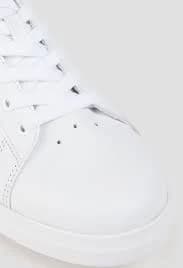 Howell perforated leather sneakers - white - US 10