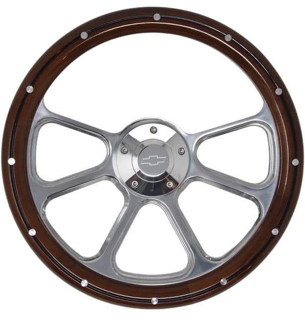 Chevrolet Billet & Mahogany Steering Wheel Kit