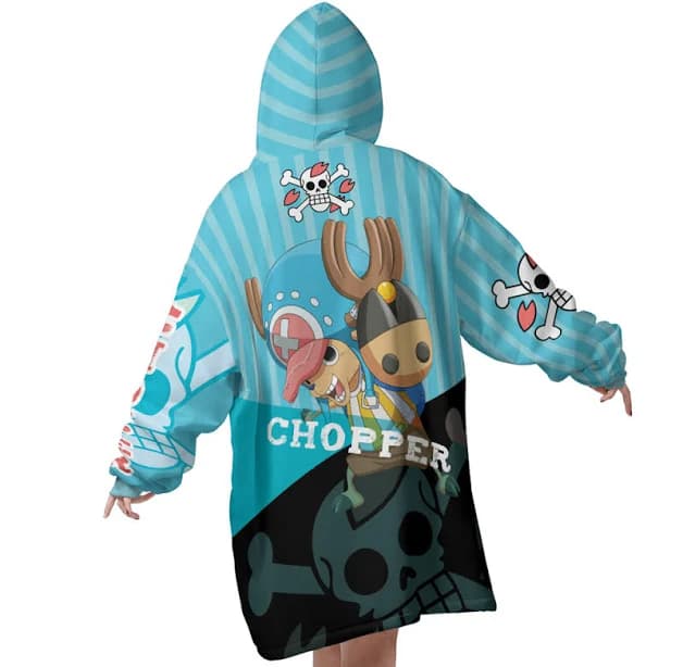 Tony Chopper One Piece Anime Ape Snug Oversized Hoodie