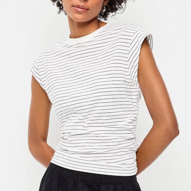 Old Navy Women's Cap-Sleeve Cinch-Waist Top