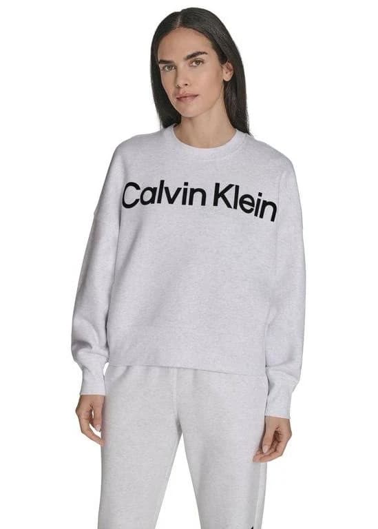 Calvin Klein Women's Performance Flocked Sweatshirt