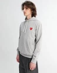 COMME des GARÇONS PLAY Heart Patch Cotton Hoodie