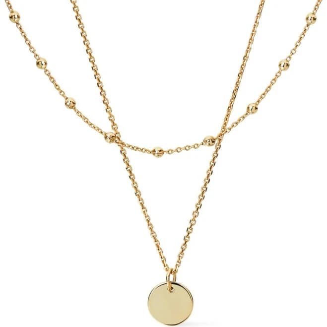 Ana Luisa Women's Willow Layered Coin Pendant Necklace