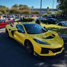 ZR1 Style DRY CARBON FIBER Rear High Wing Spoiler Bracket For 20-Up Corvette C8 | eBay