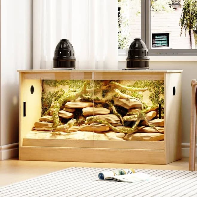 47.2'' x 19.7'' x 27.6'' Reptile Terrarium Metaoutdoors