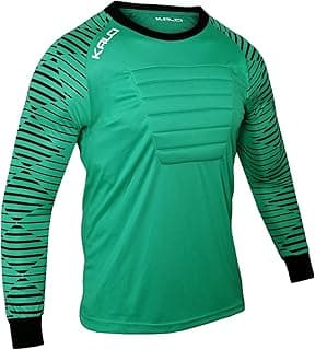 Soccer Goalie Shirt, Padded Goalkeeper Jersey, Youth/Adult & Kids Sizes, Long Sleeve Football Padded Shirt Mens