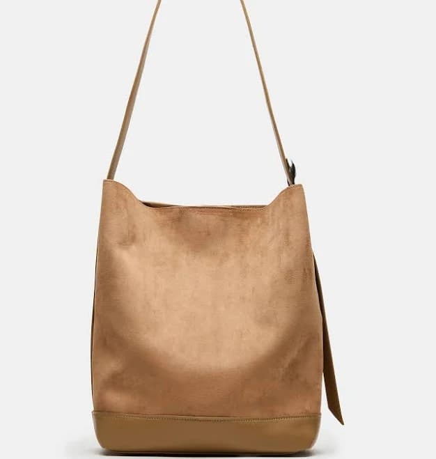 Steve Madden Women's Suede Bucket Bag