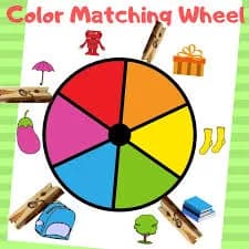 Color Matching Wheel – Learn Colors | Kid Activity