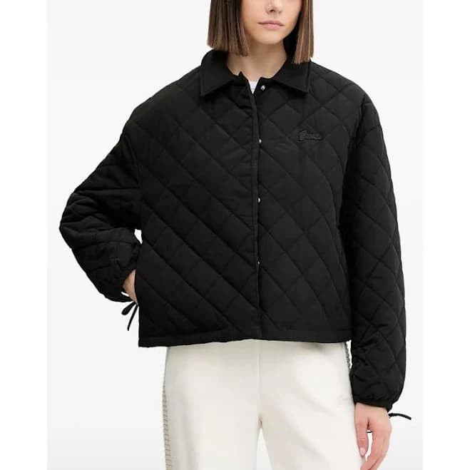GUESS Women's Quilted Logo Jacket